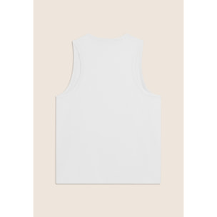 Canotta in cotone con retro vogatore e logo FREDDY