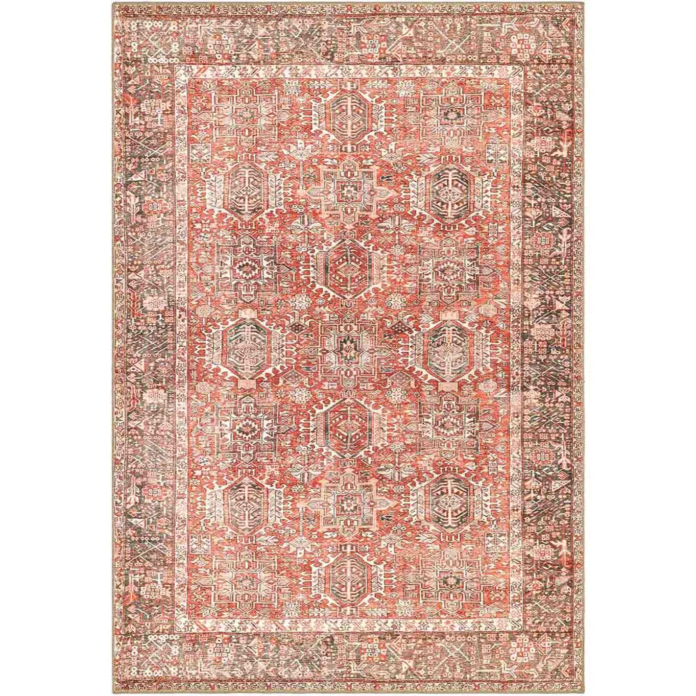 Tappeto Salotto Soggiorno Classico Orientale Rosso