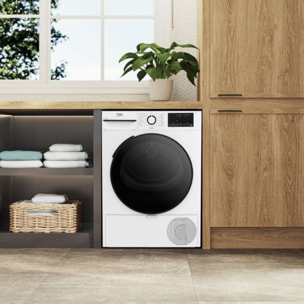 Sèche linge pompe à chaleur BEKO D3H29D93WC 9kg - Idéal famille & Anti-froissage