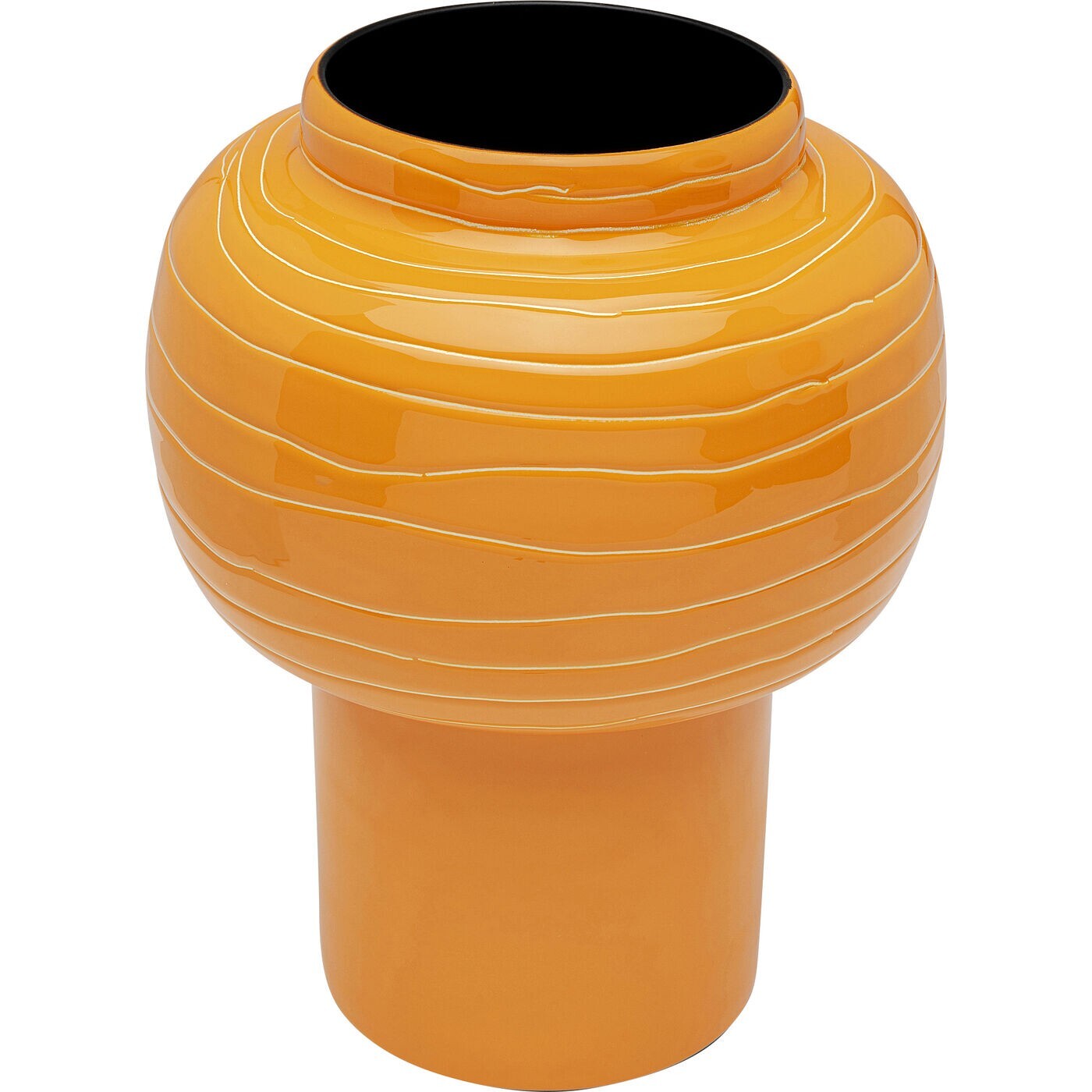 Vase Mamba orange 26cm Kare Design