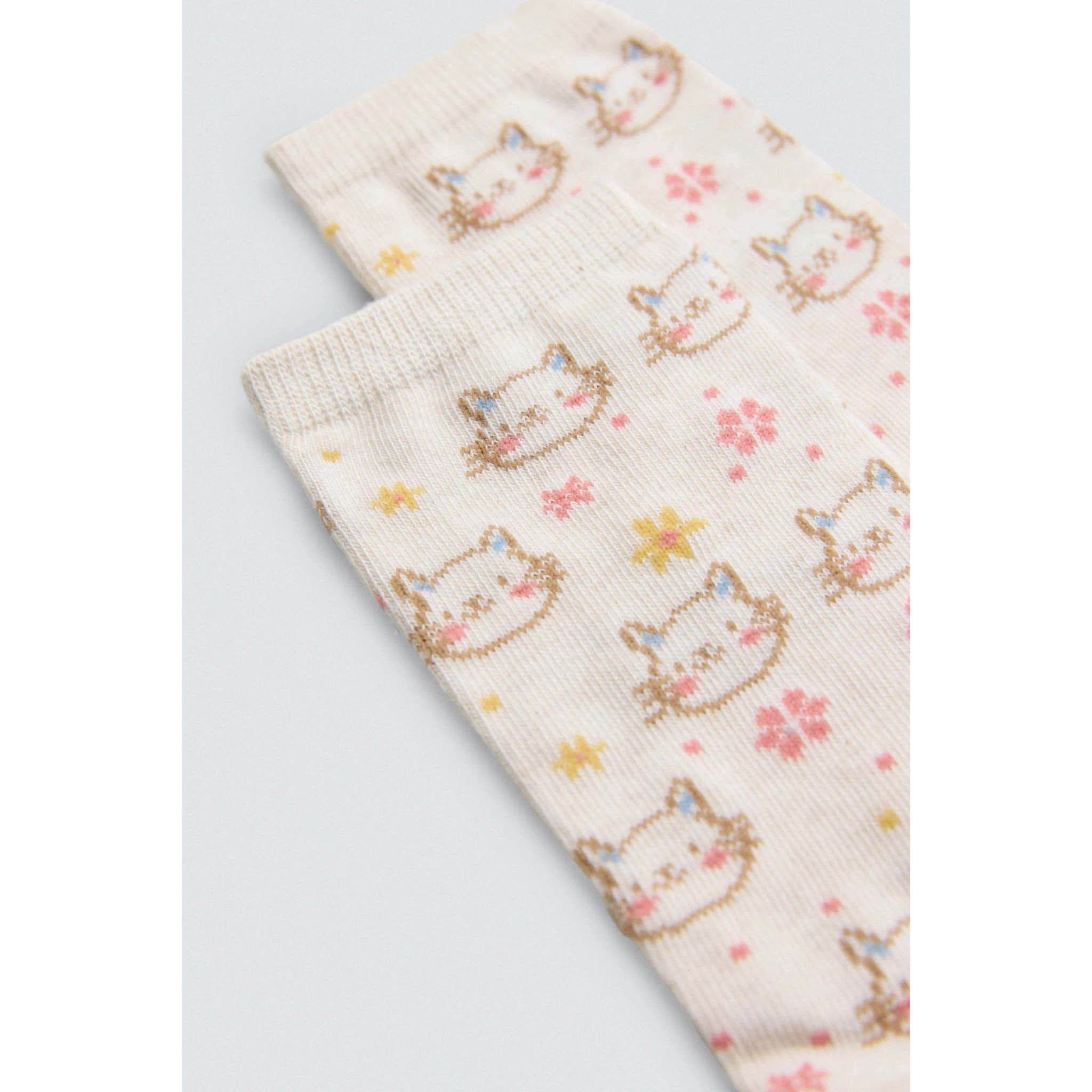 Confezione da 4 calzini per bambini stampati Sweet Flowers