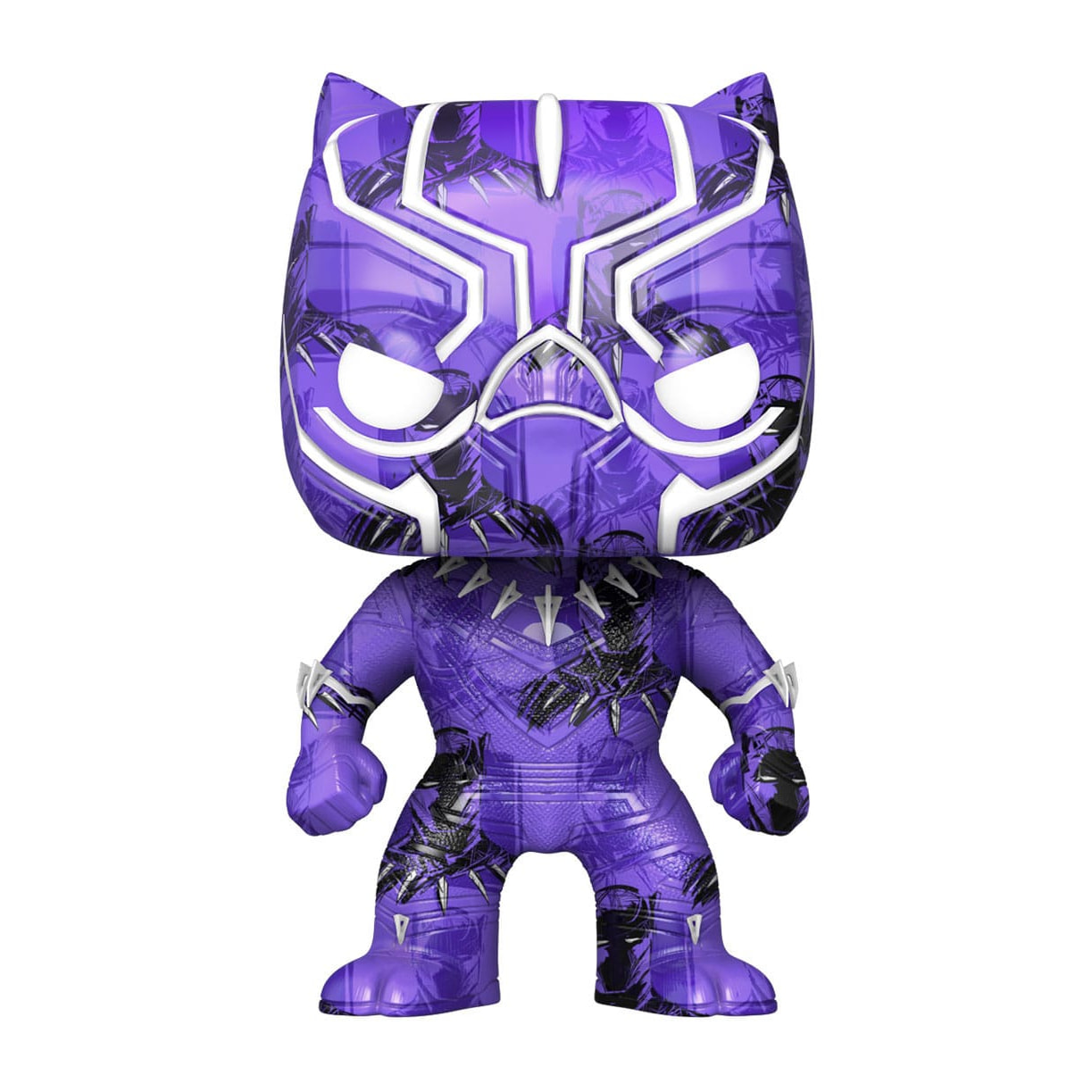 Marvel Pop! Artist Series Vinile Figura Black Panther Special Edition 9 Cm Funko