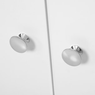 Bibliothèque scandinave 4 niches placard 2 portes