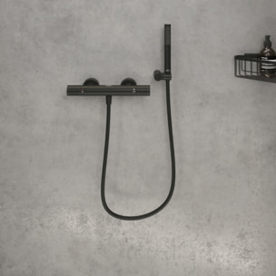 Flexible de douche Universal 160 cm Noir mat