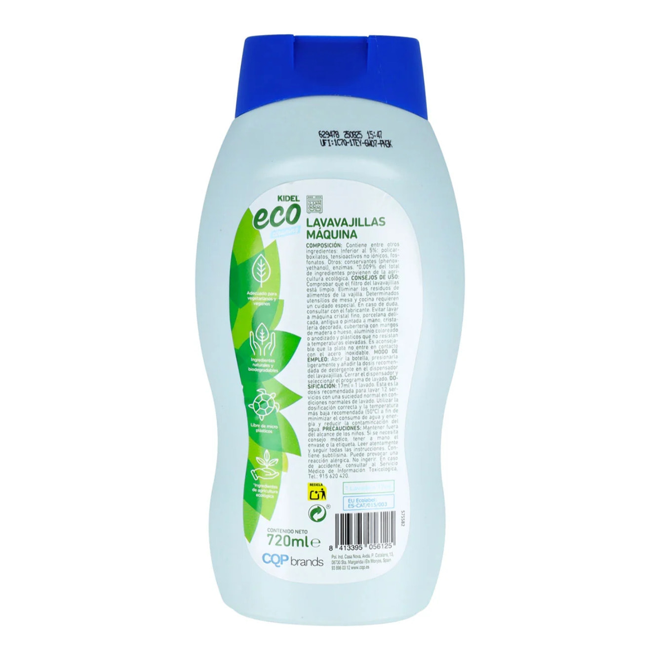 Pack 2x Kidel Lavavajillas Máquina Eco Mimidu 720 ml