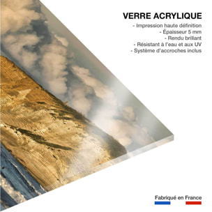 Tableau plage d'hendaye et les rochers des 2 jumeaux Tableau plexiglas