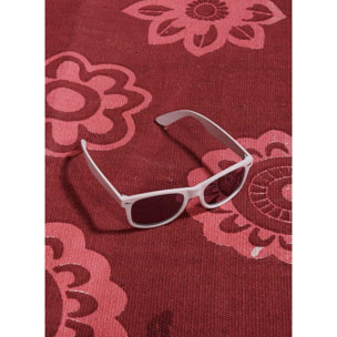 Tapis artisanal  Kilim sans velours ROHO motif ethnique