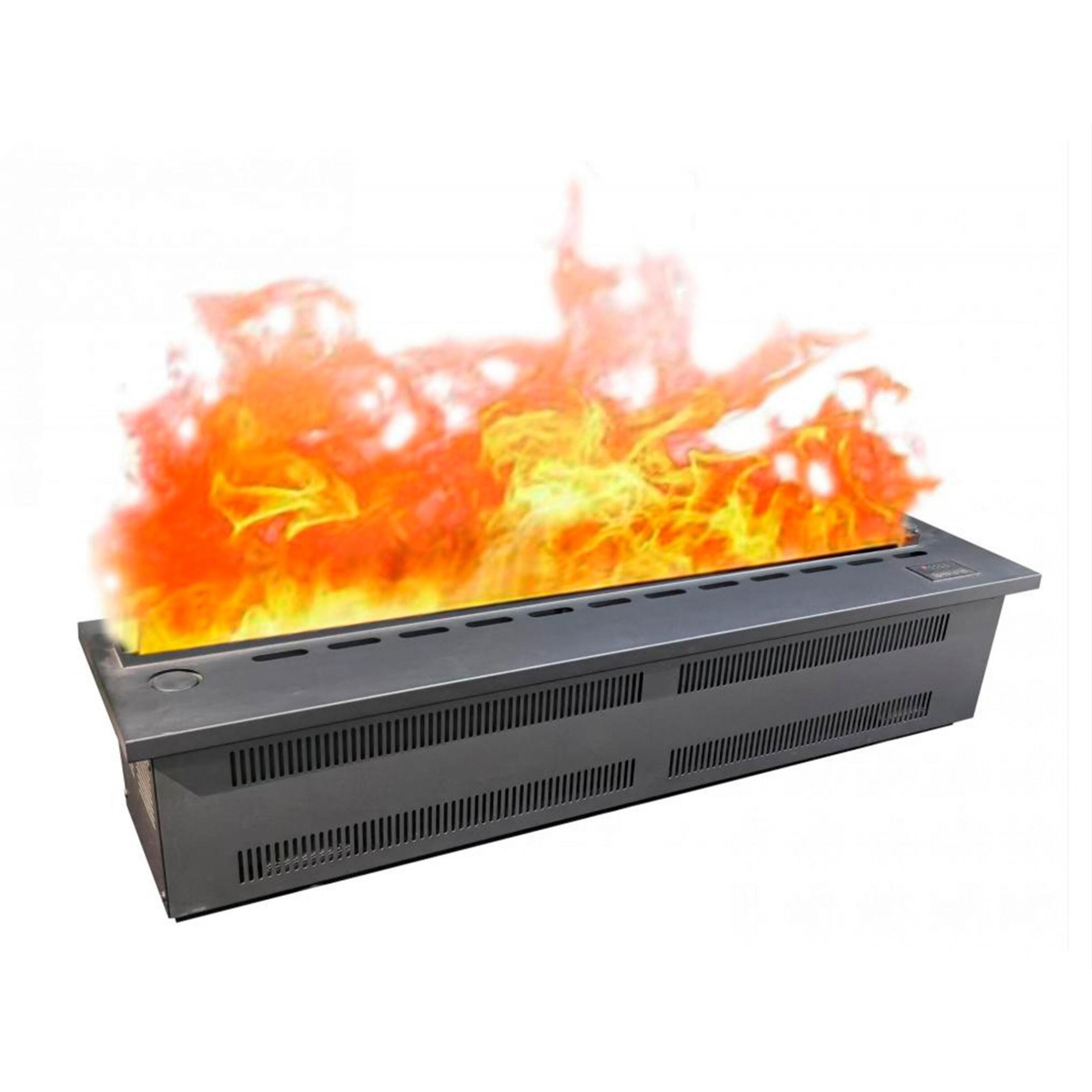 Cheminée décorative avec flamme simulée en différentes couleurs