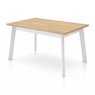 Mesa de comedor Naira 140 Roble Blanco