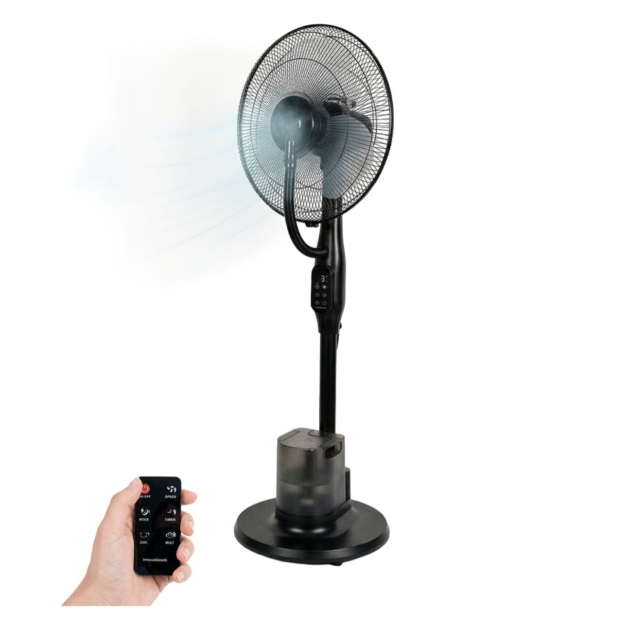 Ventilateur Brumisateur sur Pied avec Commande à Distance Sprair InnovaGoods