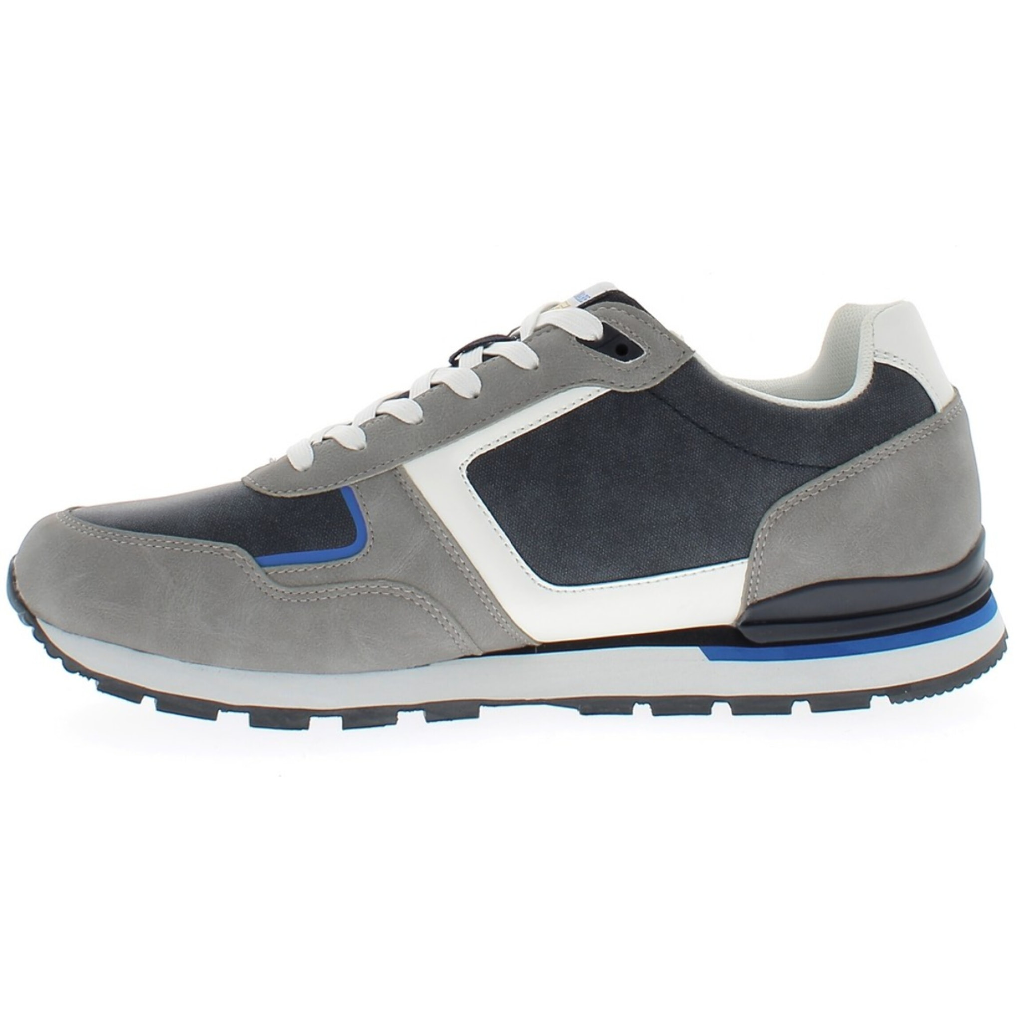 Armata di Mare Scarpe Uomo Sneakers Vintage Running con Soletta Rimovibile in Memory Foam AMU S25N716 Grey Navy