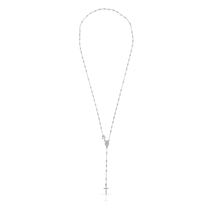 Collana Rosario in Argento 925 con grani in argento