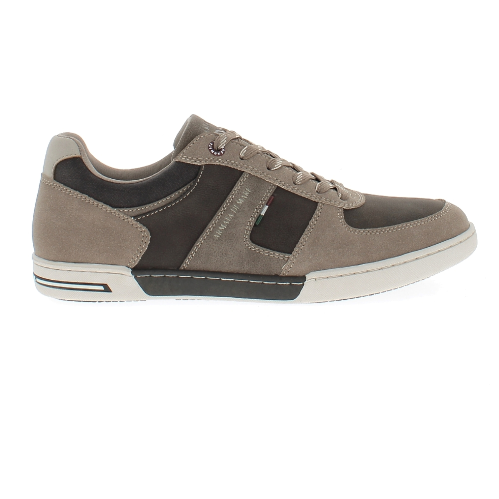 Armata di Mare Scarpe Uomo Sneakers Basse Stringate con Soletta Rimovibile in Memory Foam AMU W24M601 Taupe
