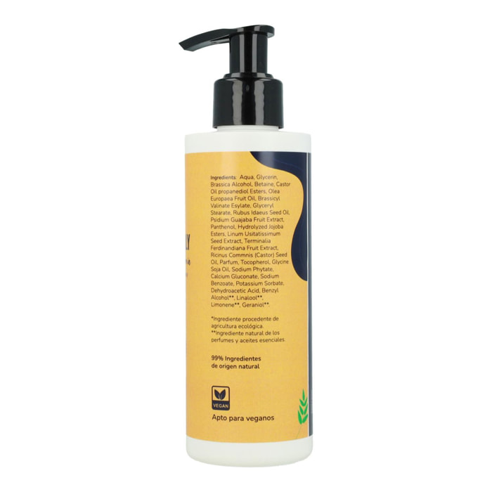 PLANETA HUERTO | Acondicionador Leave-in Método Curly 200ml – Anti-Frizz y Definición para Rizos y Ondas – Vegano y Natural – Sin Aclarado – Ingredientes Orgánicos