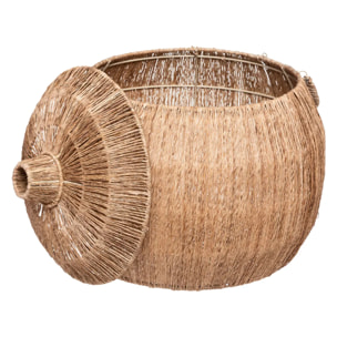 Set de 2 paniers ronds "Balaya" - jute