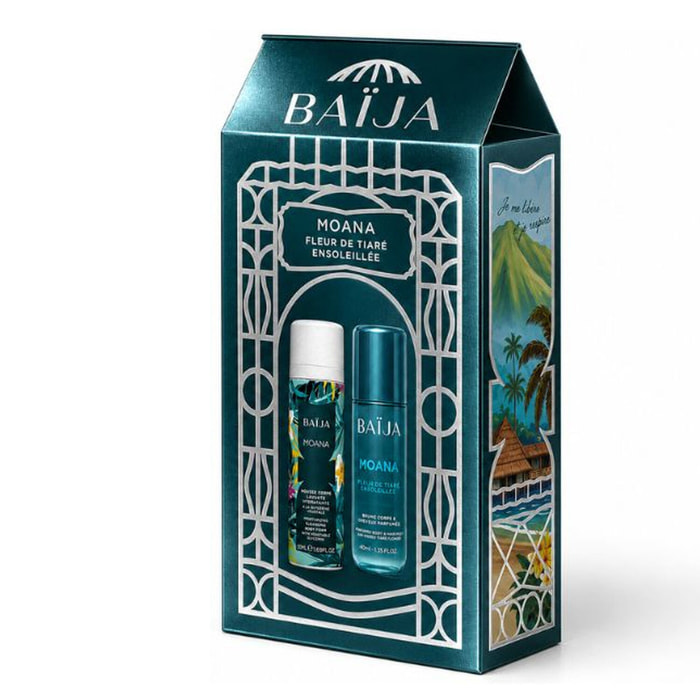 Moana - Coffret Mousse Corps Lavante Hydratante 50 ml + Brume Corps & Cheveux Parfumée 40 ml