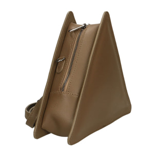 Borsa a tracolla da donna In Vera pelle Made in Italy 27x23x7 cm