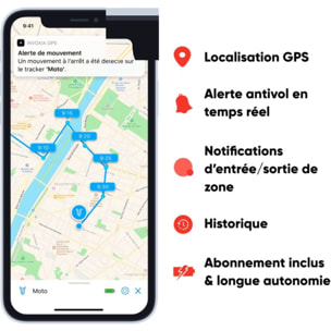 Tracker GPS INVOXIA Tracker GPS Classic (abonnement 1 an)