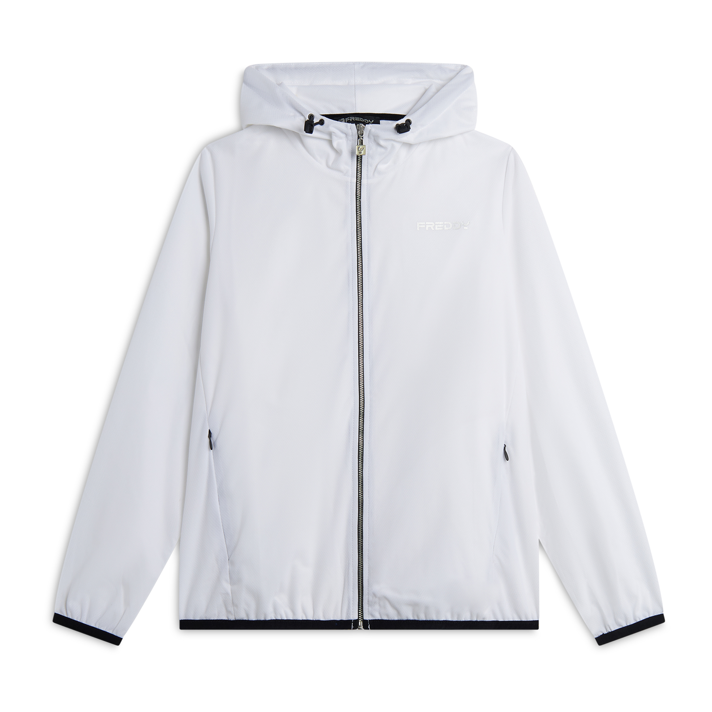 Giacca Donna leggera con Cappuccio e Full Zip Comfort Fit