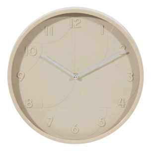 Horloge Samy D30cm sable