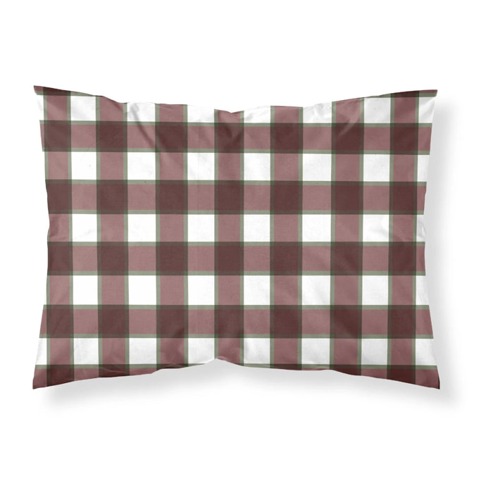 Taie d'oreiller 100% coton Xmas Vichy Grande