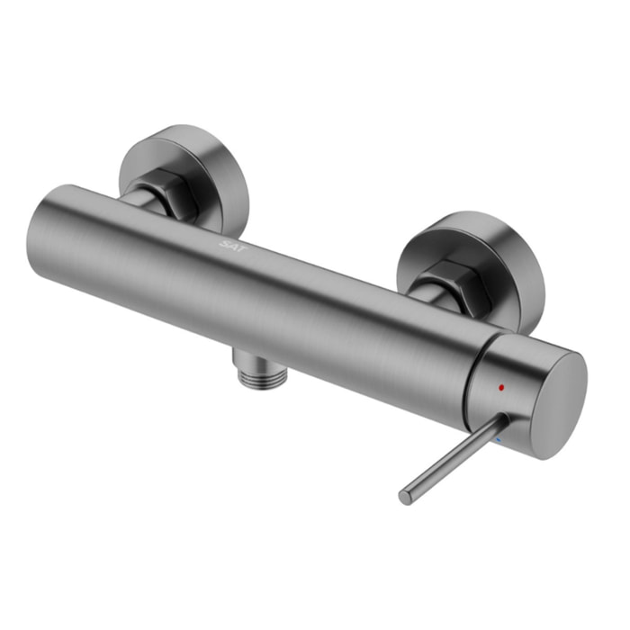 Aurum mitigeur de douche mural 150 mm à levier sans set de douche, métal brossé (SATBAUR268BGM)