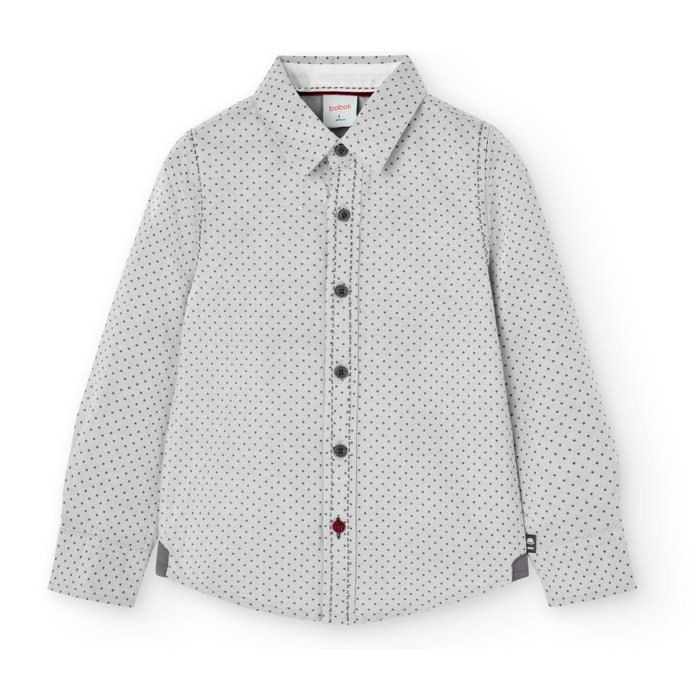 Camisa oxford manga larga de niño