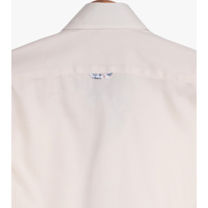 Camicia Uomo 2 Bottoni Button Down Slim Satin Unito Champagne
