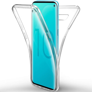 Coque Samsung Galaxy S10 Plus 360 intégrale transparente Transparente Tendance Evetane.