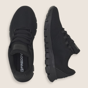 Sneakers Freddy in tessuto con soletta memory foam