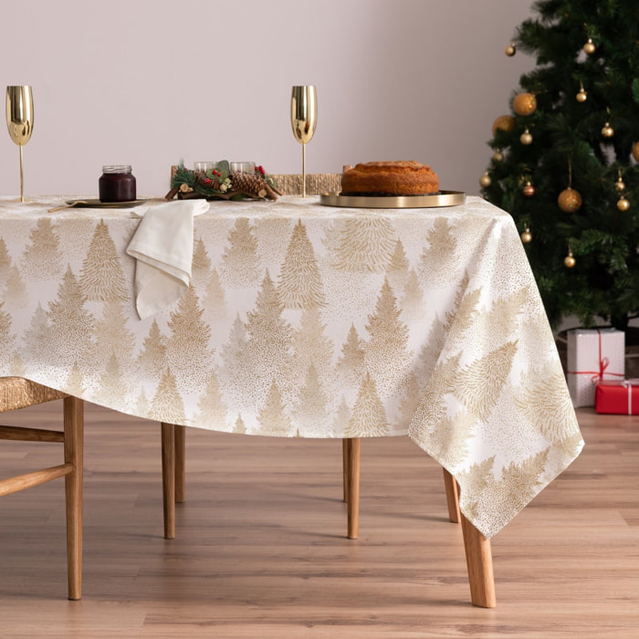 Nappe antitache NARNIA DORÉ - 100% Coton