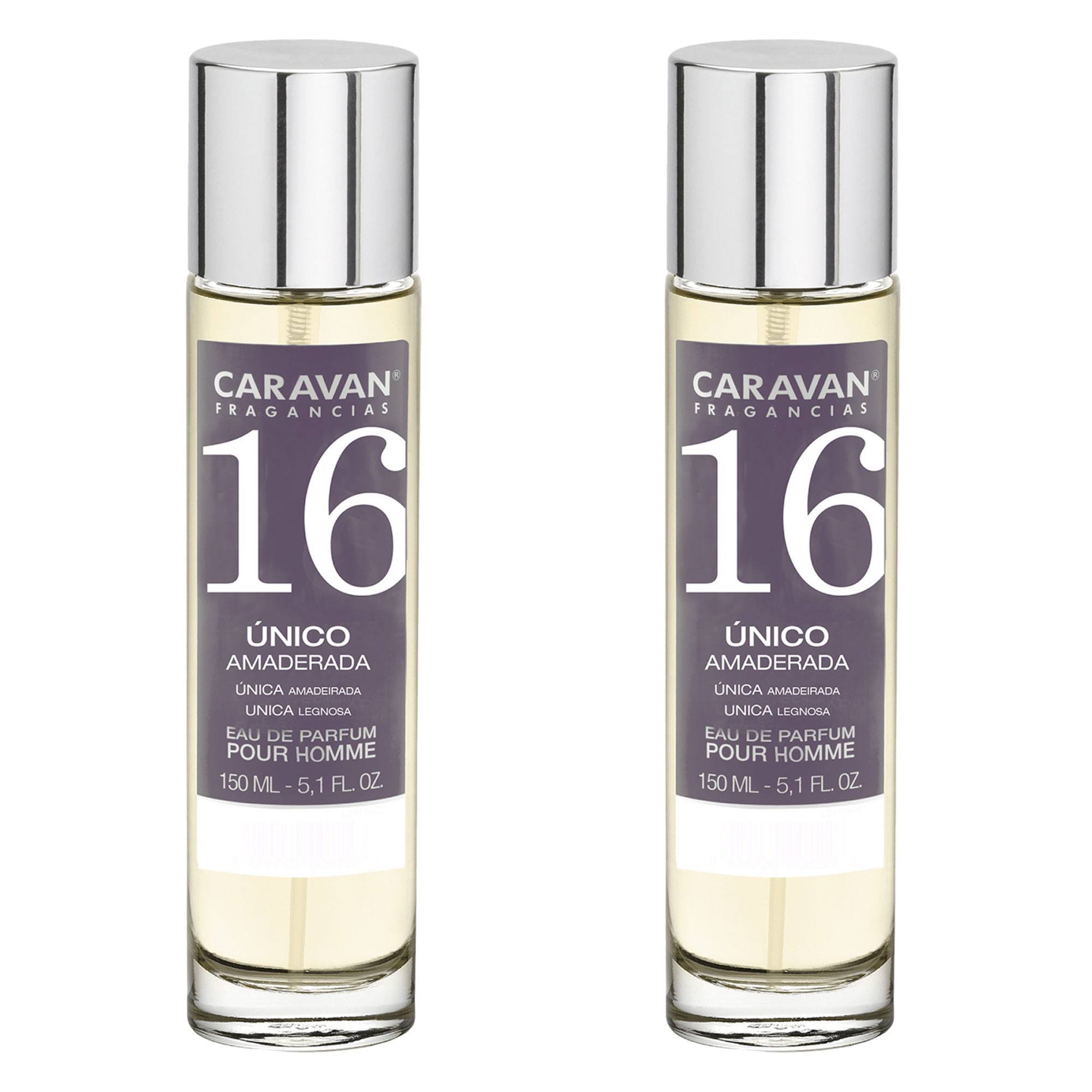 Caravan fragancias - caja de regalo con 2 perfumes nº16 de 150 ml, para hombre