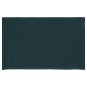 Tapis de bain pur coton 1700 g/m² uni vert Antica crepuscule
