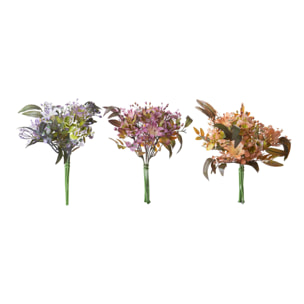 Cesp.Lilium/Gypsophila 33 Cm - Pezzi 6 - 20X33X20cm - Colore: Altro - Bianchi Dino - Fiori Artificiali