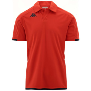 Kappa Maglie gioco POLO SHIRT KOMBAT ABIACY Rosso