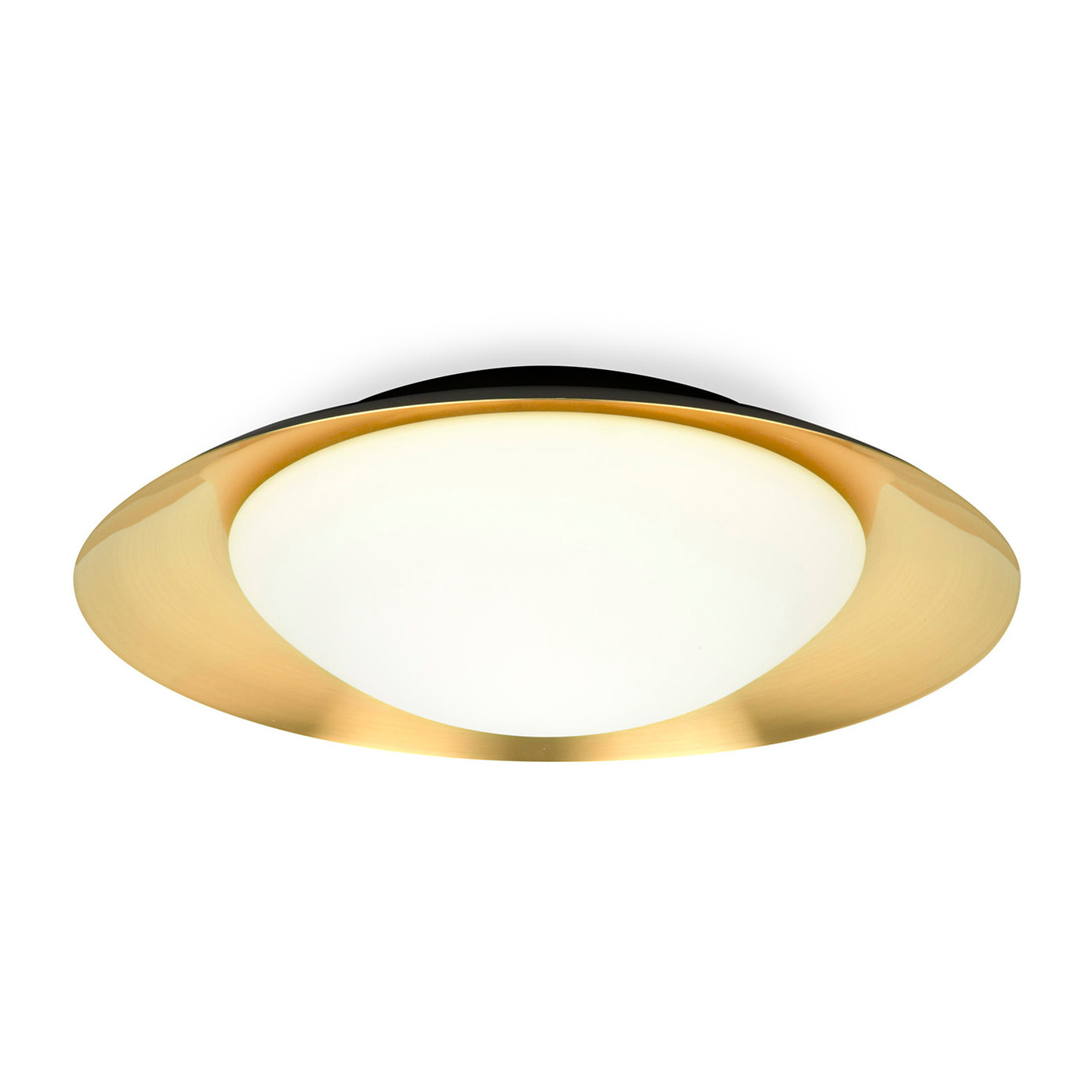 SIDE 390 Plafoniera nera e oro 15W