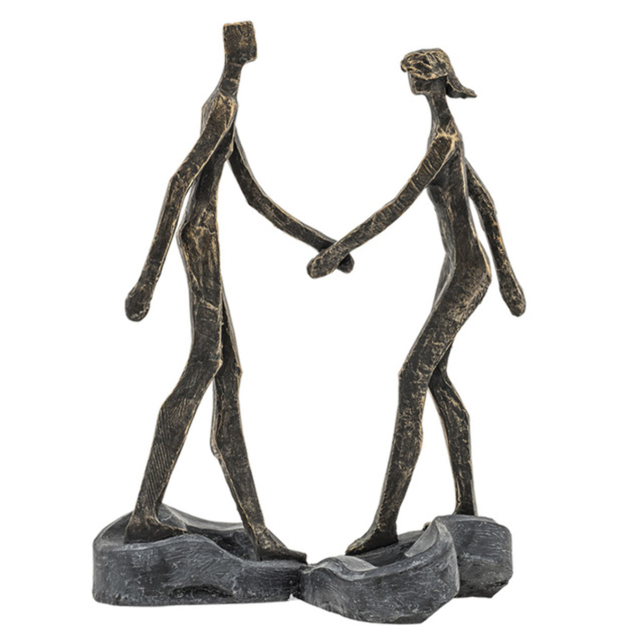 Scultura Aloha in poliresina con base a cuore