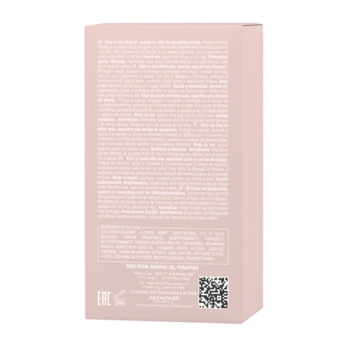 ALFAPARF MILANO Keratin Therapy Lisse Design The Oil 50ml