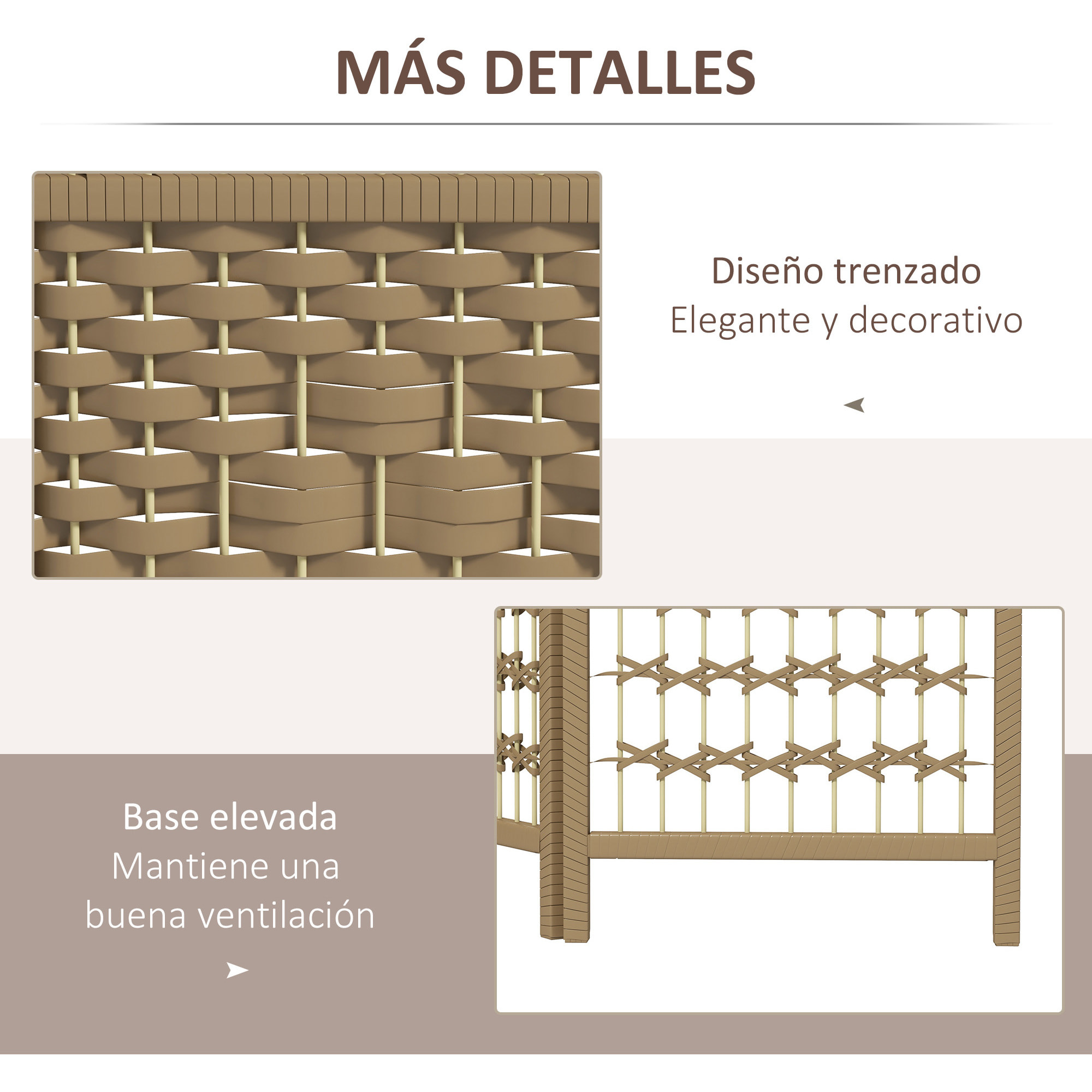 Biombo Separador de Ambientes de 6 Paneles 240x170 cm Divisor de Habitación Plegable de Cuerda de Papel y Marco de Madera Decoración para Dormitorio Salón Natural