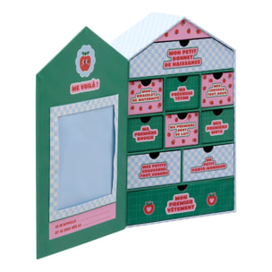 Coffret souvenir Chacha 20,5x30,5cm 10 tiroirs