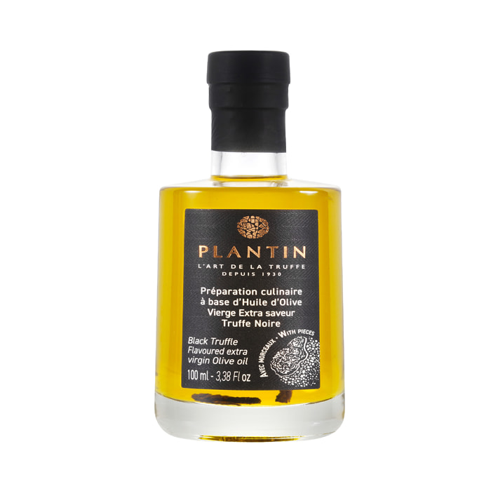 Huile d?olive truffe noire avec morceaux 100ml