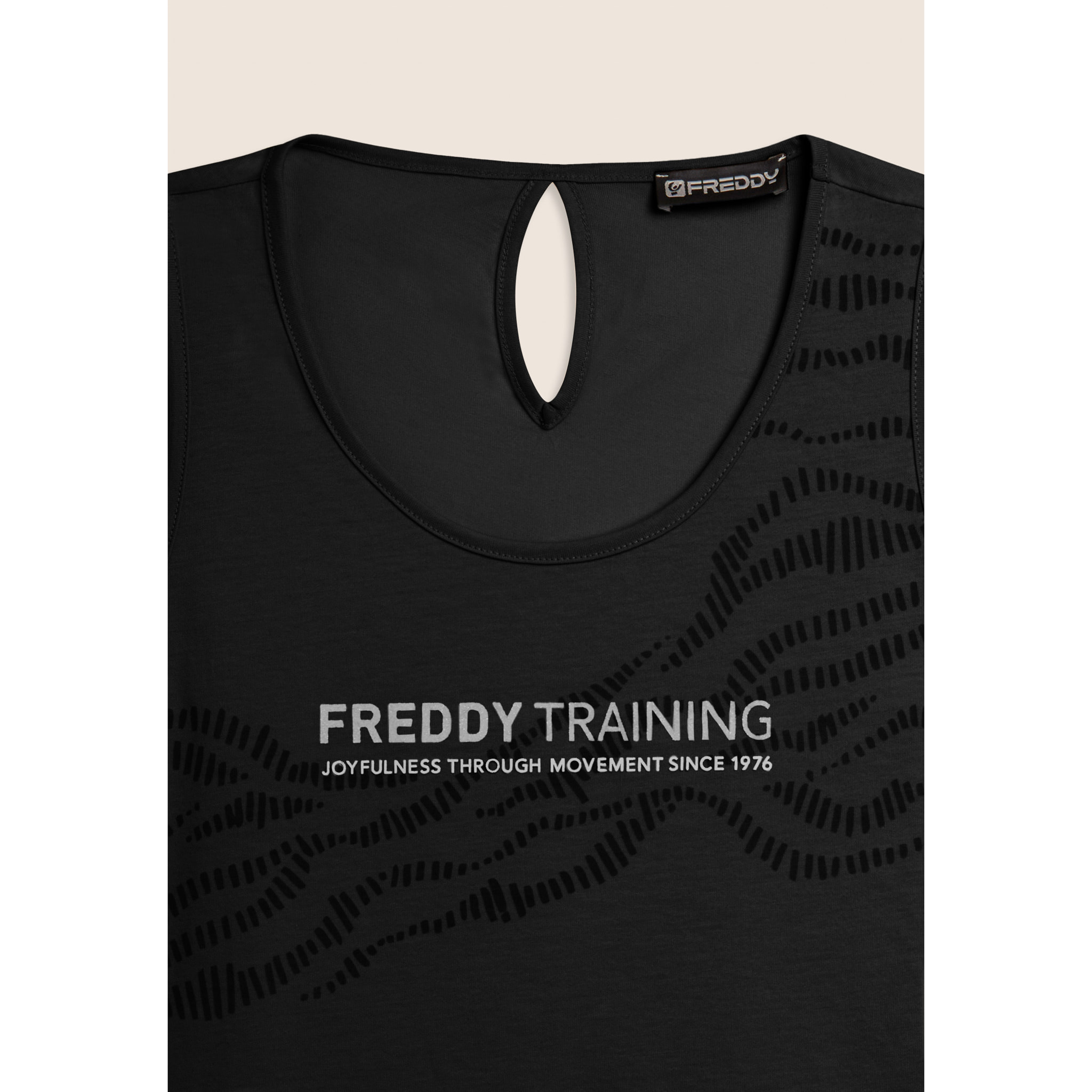 Canotta con Dettaglio Cut-Out e Grafica FREDDY