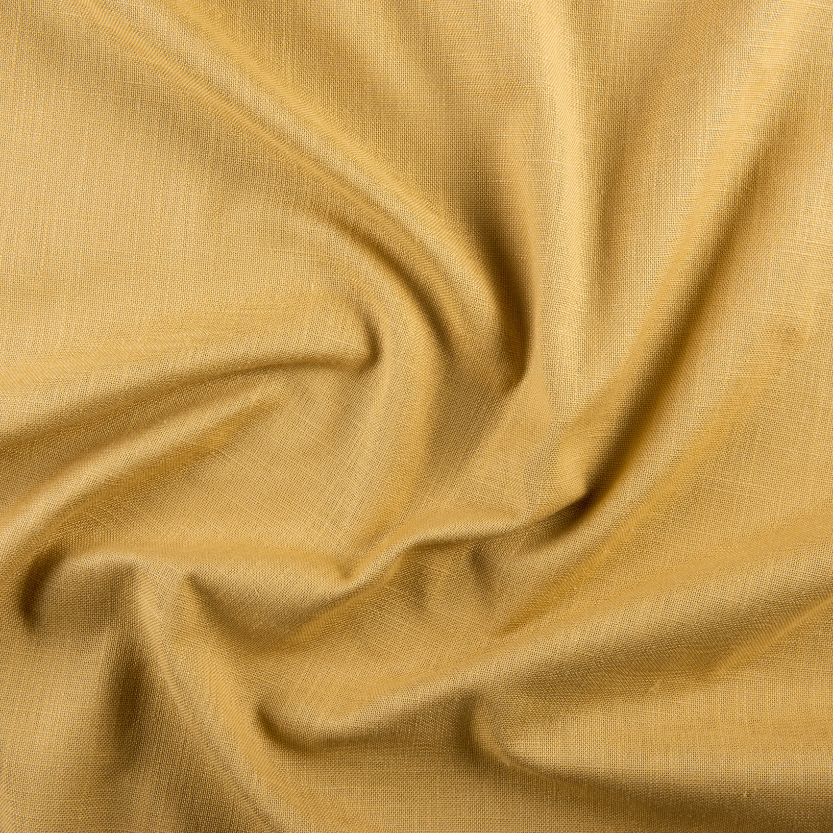 Tissu aspect lin - Jaune