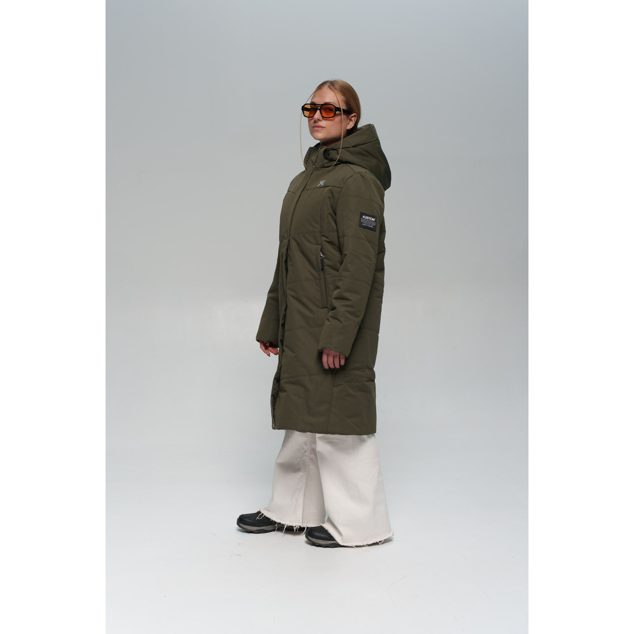 Chaqueta para mujer KUSTOM SILVA - Caqui