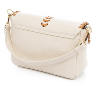 Basicò Borsa a mano Donna. Pella autentica Dollaro