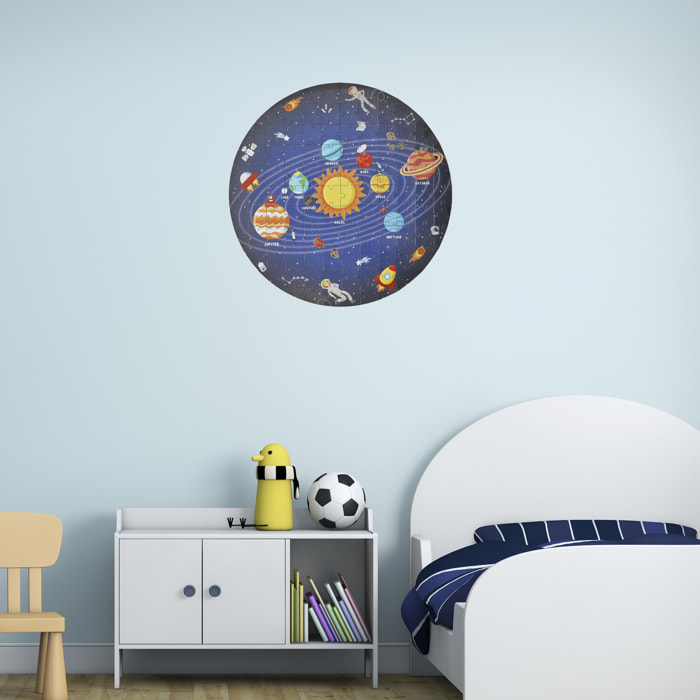 PUZZLE ROND SYSTEME SOLAIRE 100 PIECES