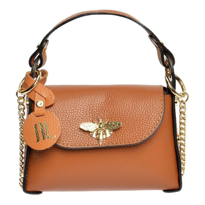 Borsa a mano Anna Luchini Cammello