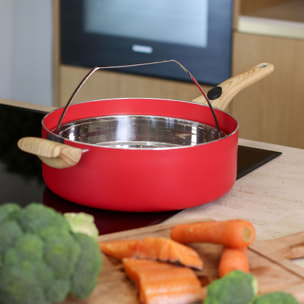 Set culinaire multiusage en aluminium - compatible induction COLORAMA