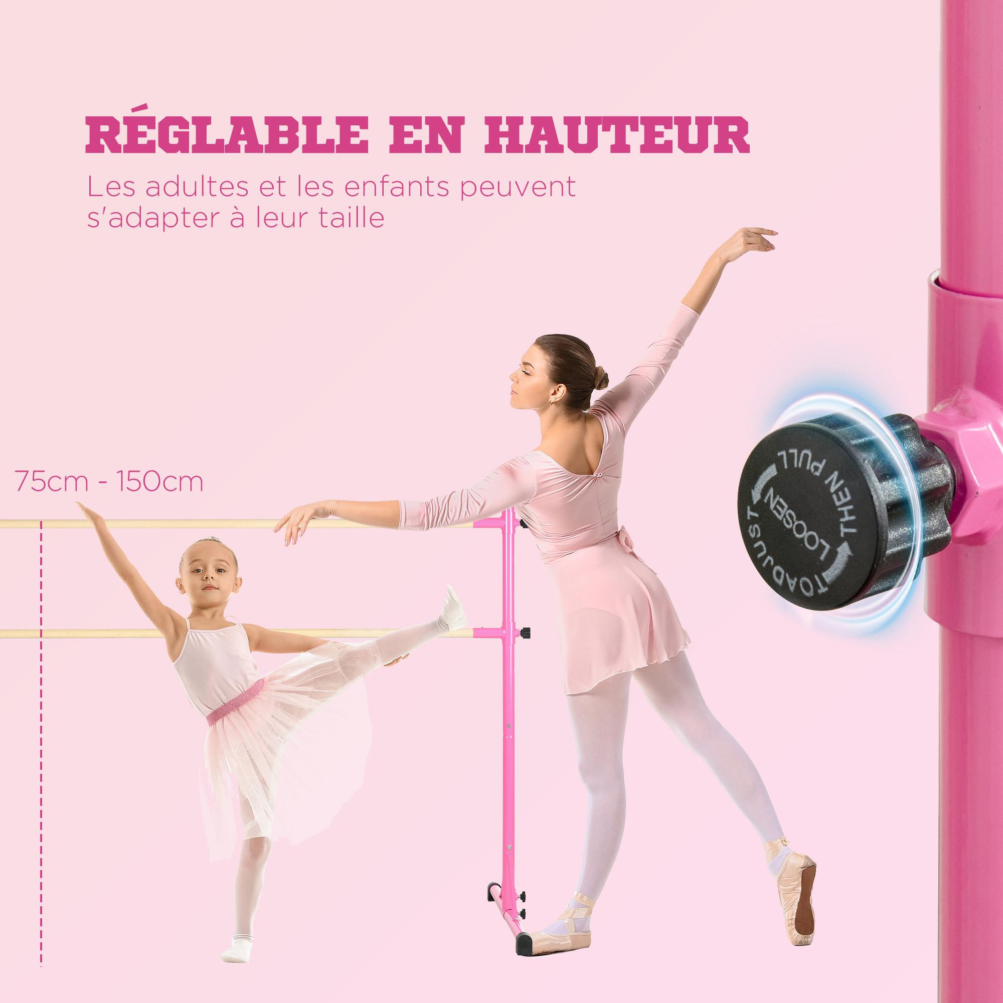 Premium portable double ballet barre Maurice