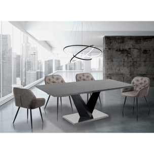 Tomasucci Table extensible VALY CEMENT Multicolore